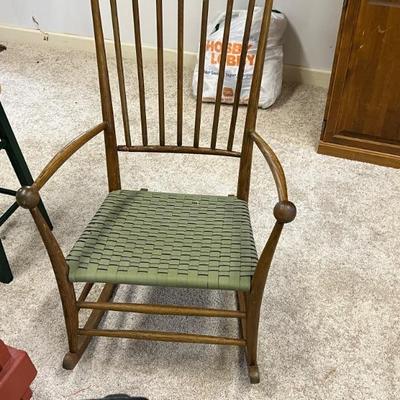 Stick & ball rocking chair