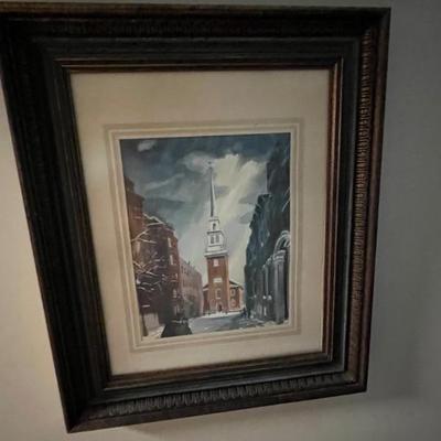 “The Old North Church”, Boston MA, original