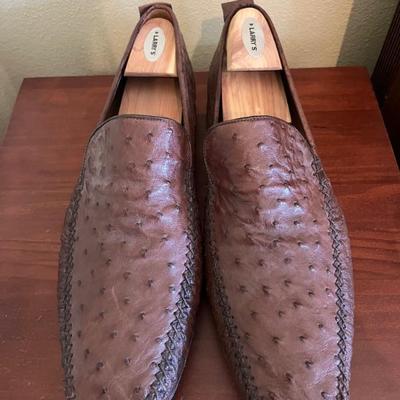 Mezlan Genuine Ostrich Loafers Size 15