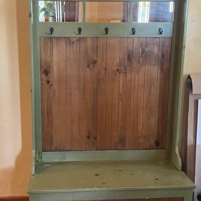 Hall Entry Way Storage Coat Rack