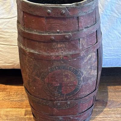 Royal Navy Antique Rum Barrel 1800’s