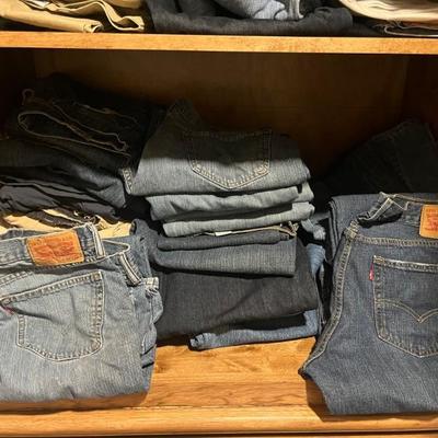 Large collection of Levi’s!
