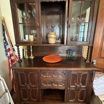 Antique English Cupboard 