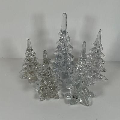 Glass xmas trees