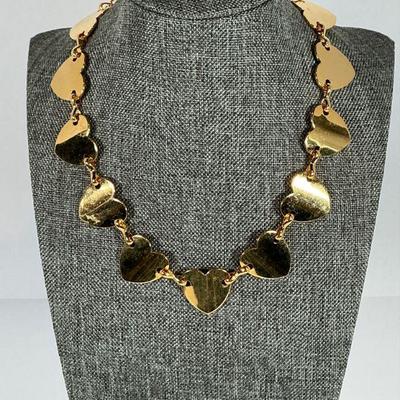 Lariucci Heart Choker Necklace