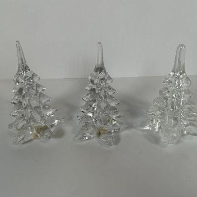 Glass xmas trees
