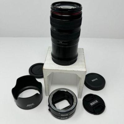 Meike MK-85mm f/2.8 Macro Lens + Accessories for Nikon Z | Est. $340