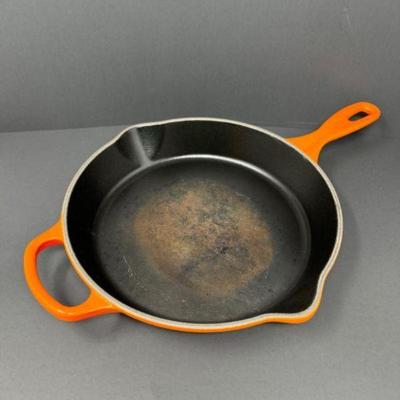 Le Creuset Orange Cast Iron Skillet - 26cm