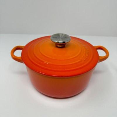 Le Creuset Enameled #18 Cast Iron Signature Round Dutch Oven, 2 qt.