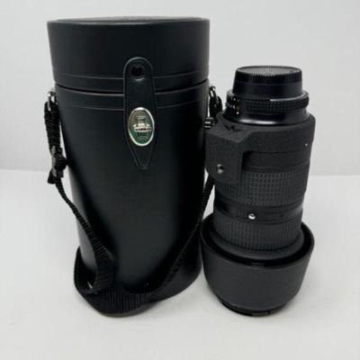 ﻿Nikon AF Zoom-NIKKOR 80-200mm + B&W UV Filter + HB-7 Lens | Est. $1,000+	