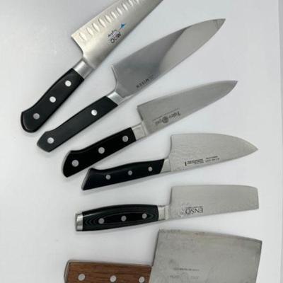 ﻿Premium Chef's Knife Collection: Miyabi, Tojiro, & Enso + | Est. $675	