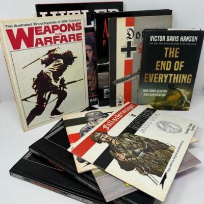 Vintage & Modern Military History Book Collection: World War II Focus	