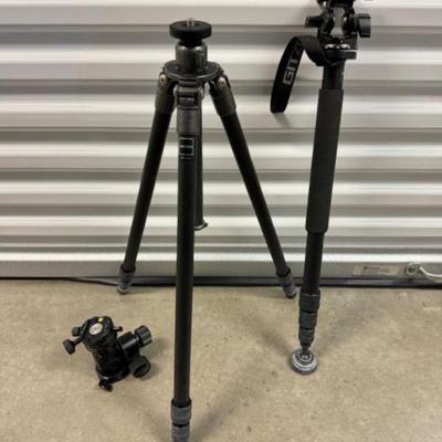 Gitzo Tripod & Monopod Set with Sunway Foto Attachments | Est. $1,150	