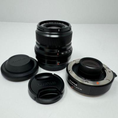 Fujinon Super EBC XF 23mm Lens & Fuji 1.4x Tele Converter Bundle | Est. $900	