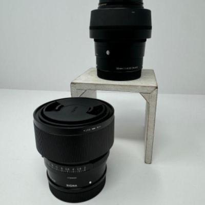 Sigma 30mm & 35mm Lens Set w/ B+W MRC Nano Filter | Est. $1,000+	