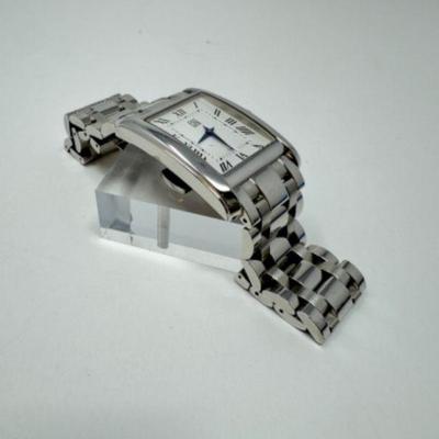 ESQ Swiss Movement Rectangular Stainless Steel Watch	