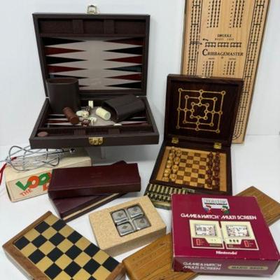 Game & Watch Multi-Screen, Cribbage Master, Backgammon Set, & More	