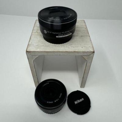 Nikkor Lenses: 10-30mm VR Zoom & 10mm | Est. $460	