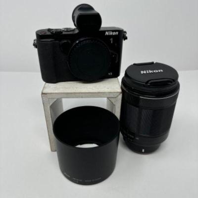 Nikon 1 (V3) + Nikkor 70-300 VR + Nikon HB N110 + Hoya Filter | Est. $1,500+	