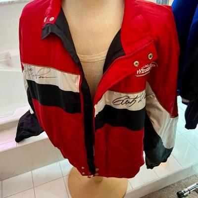 Winston cup chase jacket signed by Richard Petty and Rusty Wallace