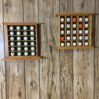 Advertisement Golf Ball Collection & Display Racks