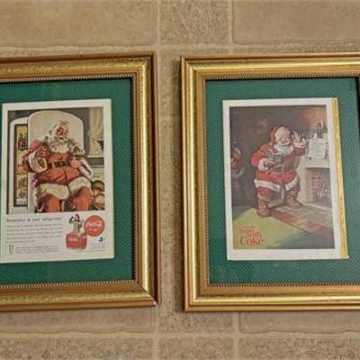 1947 & 1963 Coca Cola Framed Advertsing.jpg