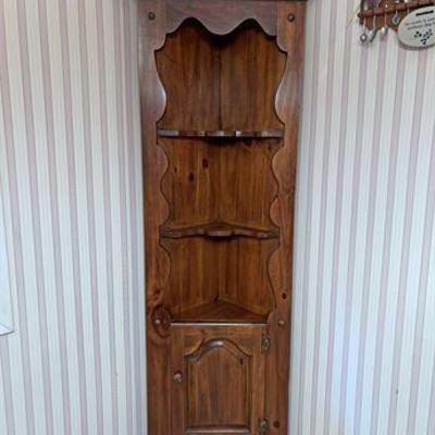 Corner Solid Wood Curio Cabinet .jpg