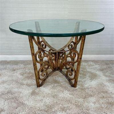 Hollywood Regency End Table .jpg