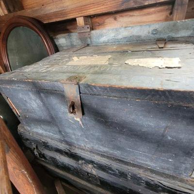 19th century trunks