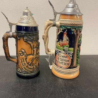 Lidded Steins