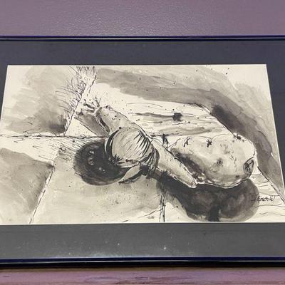 Framed Watercolor