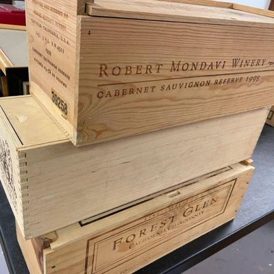 Wood Wine Crates