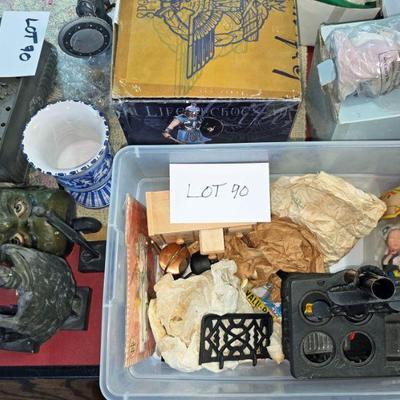 Part of miscellaneous antiques, vintage & contemporary Super Sized lot.
