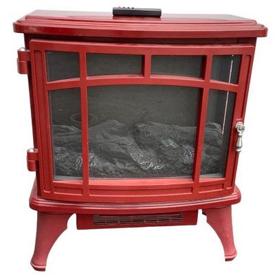 DEJE610 Duraflame Electric Fireplace	This lot includes a Duraflame electric fireplace with remote. 

