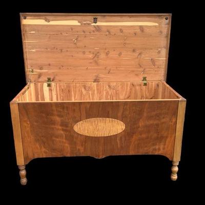 DARE611 Standard Furniture Wooden Chest	This lot includes a beautiful wooden chest marked Seattle and Tacoma, standard furniture co. 
