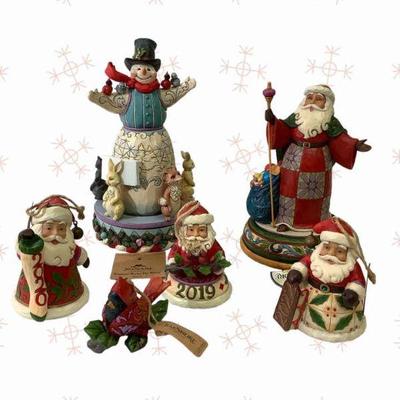 DEJE311 Jim Shore Christmas Collectibles	Beautiful decorations in boxes.
