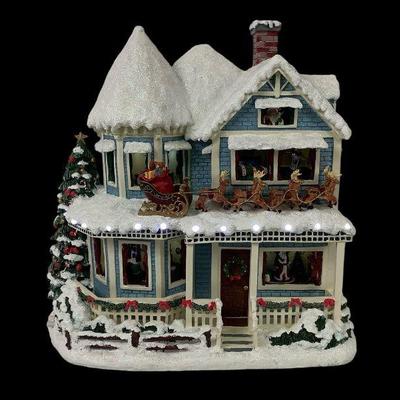 DEJE243 Hawthorn Village “The Night Before Christmas”	Thomas Kinkade "The Night Before Christmas" story house. Comes in...