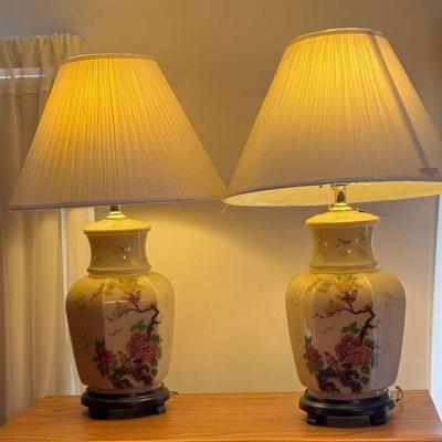 (2) Cycle 2 Corporation Lamps
