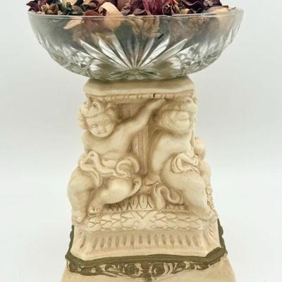 Ceramic Cherub Candy Dish

