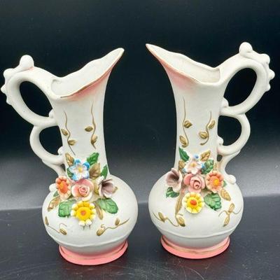 (2) Interpur ROC Vase Figurines
