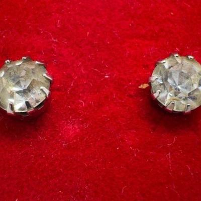 Sparkling Earrings Stamped 14K
