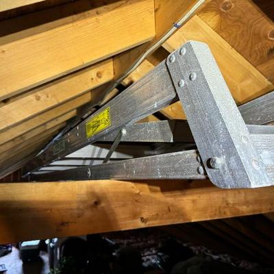 5ft Green Bull Folding Aluminum Ladder
