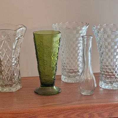 (5) Various Vases Features (2) Whitehall Vases
