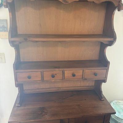 Handmade Rustic Hutch
