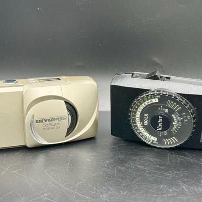 Olympus Stylus Zoom 140DIX & Vivitar 130LX Ambient Light Meter
