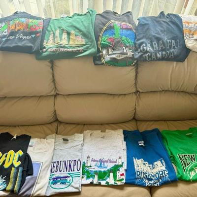(11) Vintage Graphic T Shirts-AC/DC, NYC
