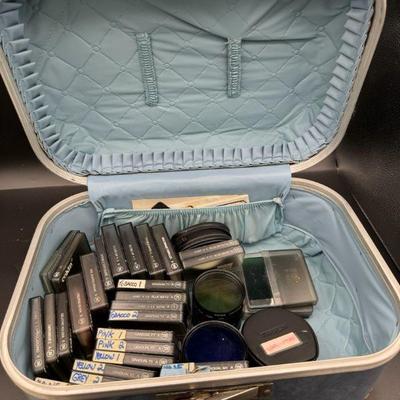 Large Case Full Of Camera Filters & Adapters
