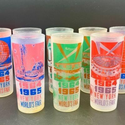 (8) World’s Fair Drinking Glasses
