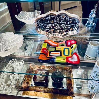 Art Glass and Art pottery