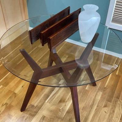 Modern Round Glass Table